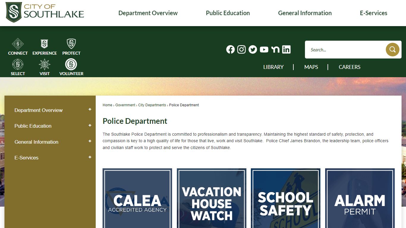 Police Department | Southlake, TX - Official Website